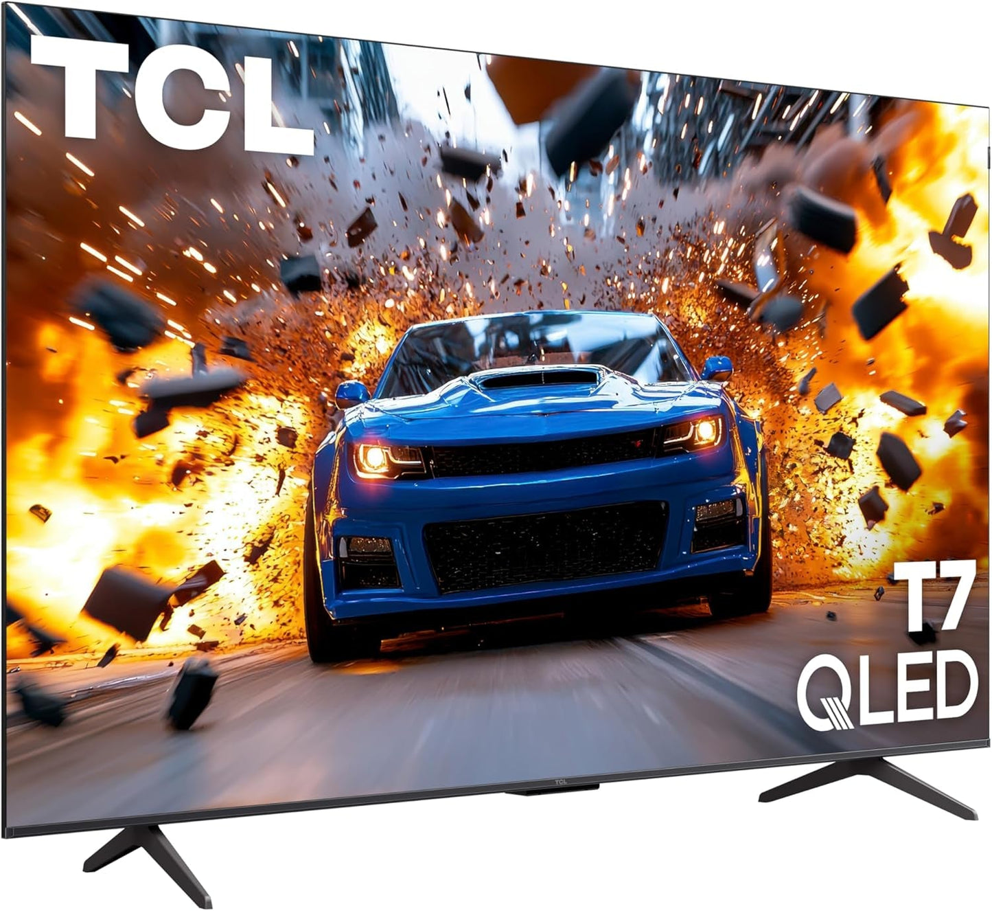 65 Inch Class T7 Series | 4K QLED HDR | 65T7, 2025 Model | 120HZ-144HZ High Brightness Smart Google TV Dolby Atmos Audio | Voice Remote Alexa Gaming Streaming Television