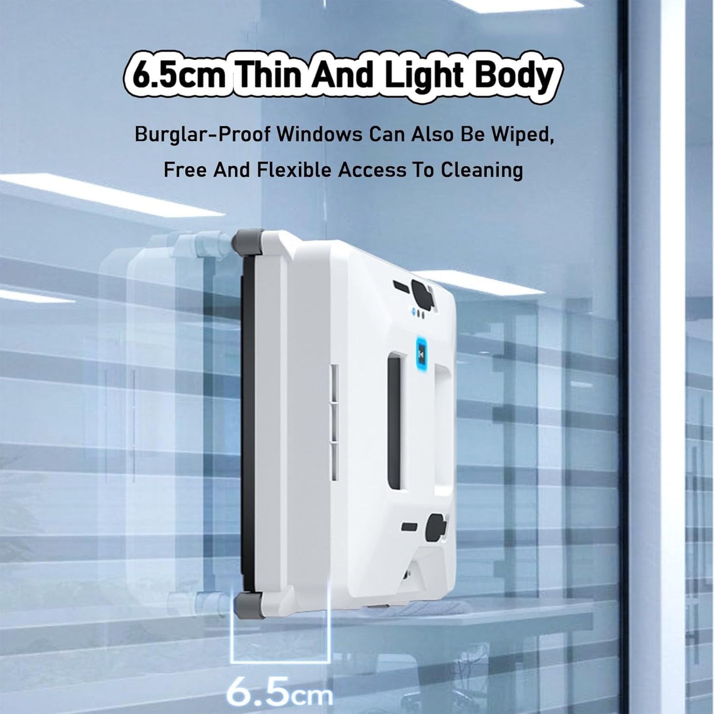Window Cleaning Robot High Suction Electric Window Cleaner Robot Anti-Falling Remote Control Robot Vacuum Cleaner