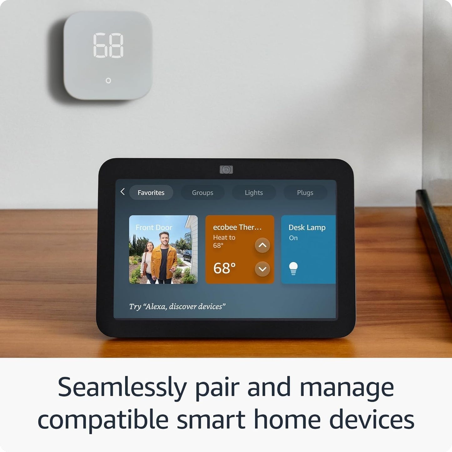 Echo Show 8 with Blink Video Doorbell (Newest Model), with Alexa+ Early Access