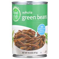 Food Club Whole Green Beans️