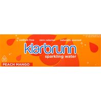 Klarbrunn Sparkling Water, Peach Mango, 12 Pack️