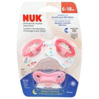 NUK 6-18m Orthodontic Pacifier Value Pack️