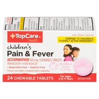 TopCare Pain & Fever, Children's, 160 mg, Chewable...
️