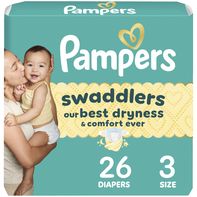 Pampers Swaddlers Diapers, Size 3️