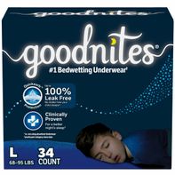 Goodnites Boys' Nighttime Bedwetting Underwear, Si...
️