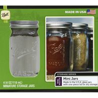 Ball Jars, Mini, Mini Mouth, 4 Ounce️