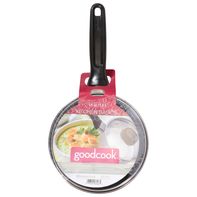 GoodCook Saucepan, Glass Lid, Stainless Steel, Kit...
️