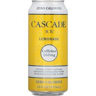 Cascade Ice Sparkling Water, Lemonade, Caffeinated️