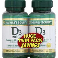 Nature's Bounty Vitamin D3, 2000 IU, Rapid Release...
️