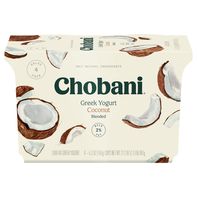 Chobani Yogurt, Greek, Low-Fat, Coconut, Blended, ...
️