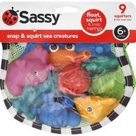 Sassy Snap & Squirt Sea Creatures, 6+ Months️