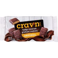 Crav'n Flavor Graham Cookies, Original, Fudgy Cove...
️