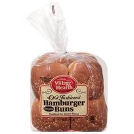Village Hearth Hamburger Buns, Sesame, Old Fashion...
️