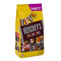 Hershey's Miniatures Assorted Chocolate Candy Party Pack, 35.9 oz