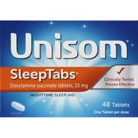 Unisom Nighttime Sleep-Aid, 25 mg, Tablets️