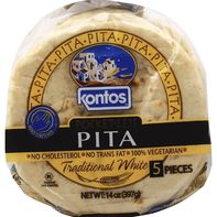 Kontos Pita, Pocket-Less, Traditional White️