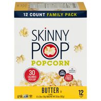 SkinnyPop Popcorn, Butter, Family Pack️