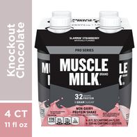 MUSCLE MILK Knockout Chocolate Non-Dairy Protein S...
️