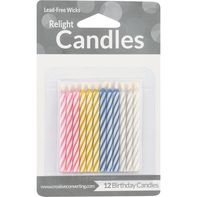 Creative Converting Birthday Candles, Relight️