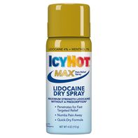 Icy Hot Pain Relief Spray, Lidocaine, Dry️