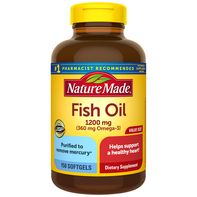 Nature Made Fish Oil 1200 mg Softgels️