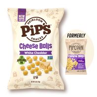 Pip's Heirloom Snacks White Cheddar Cheese Balls️