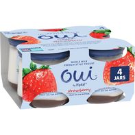 Yoplait Oui French Style Strawberry Whole Milk Yog...
️