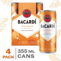 Bacardí® Rum Punch Ready to Drink Real Rum Cocktai...
️