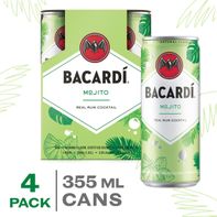 Bacardí® Mojito Ready to Drink Real Rum Cocktail, ...
️