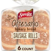 Sara Lee Artesano, 6 count, Plain Sausage Rolls️