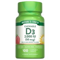 Nature's Truth Vitamin D, Chewable Tablets️