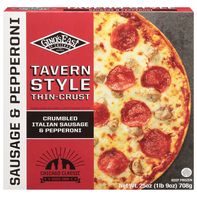 Gino's East Pizza, Thin Crust, Tavern Style, Sausa...
️