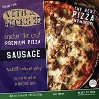 Vito & Nicks II Cracker Thin Crust Sausage Pizza️
