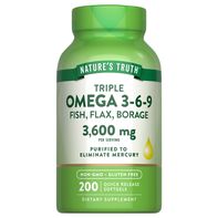 Nature's Truth Fish, Flax, Borage, Triple Omega So...
️