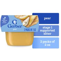 Gerber Stage 1 Baby Food Pear Puree Tubs Baby Pure...
️