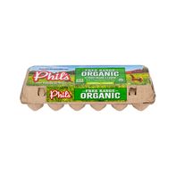 Phil's Large Brown Organic GDA Eggs️