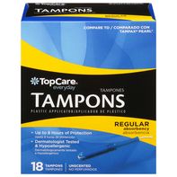 TopCare Tampons, Plastic Applicator, Regular Absor...
️