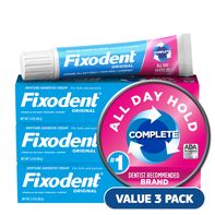 Fixodent Complete Original Denture Adhesive Cream️