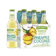 Smirnoff Sourced Pineapple Coconut, 6 pack Bottles...
️