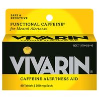 Vivarin Caffeine Alertness Aid, 200 mg, Tablets️