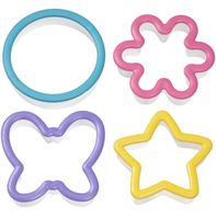 Wilton Assorted Grippy Cookie Cutters, 4-Piece️