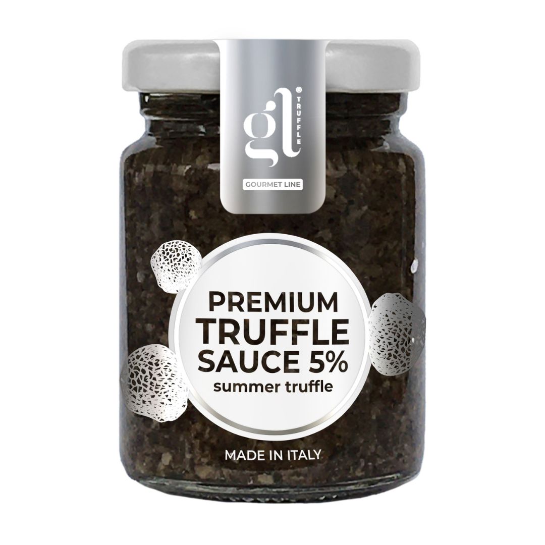 GL Truffle Gourmet, Large Italian Premium Black Truffle Sauce , Salsa Tartufata 180g (6.4 oz)